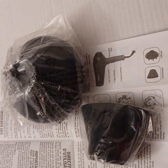 $4 Add-on New Hair Dryer Accessories - Conair Concentrator & Diffuser - Picture 2 of 4